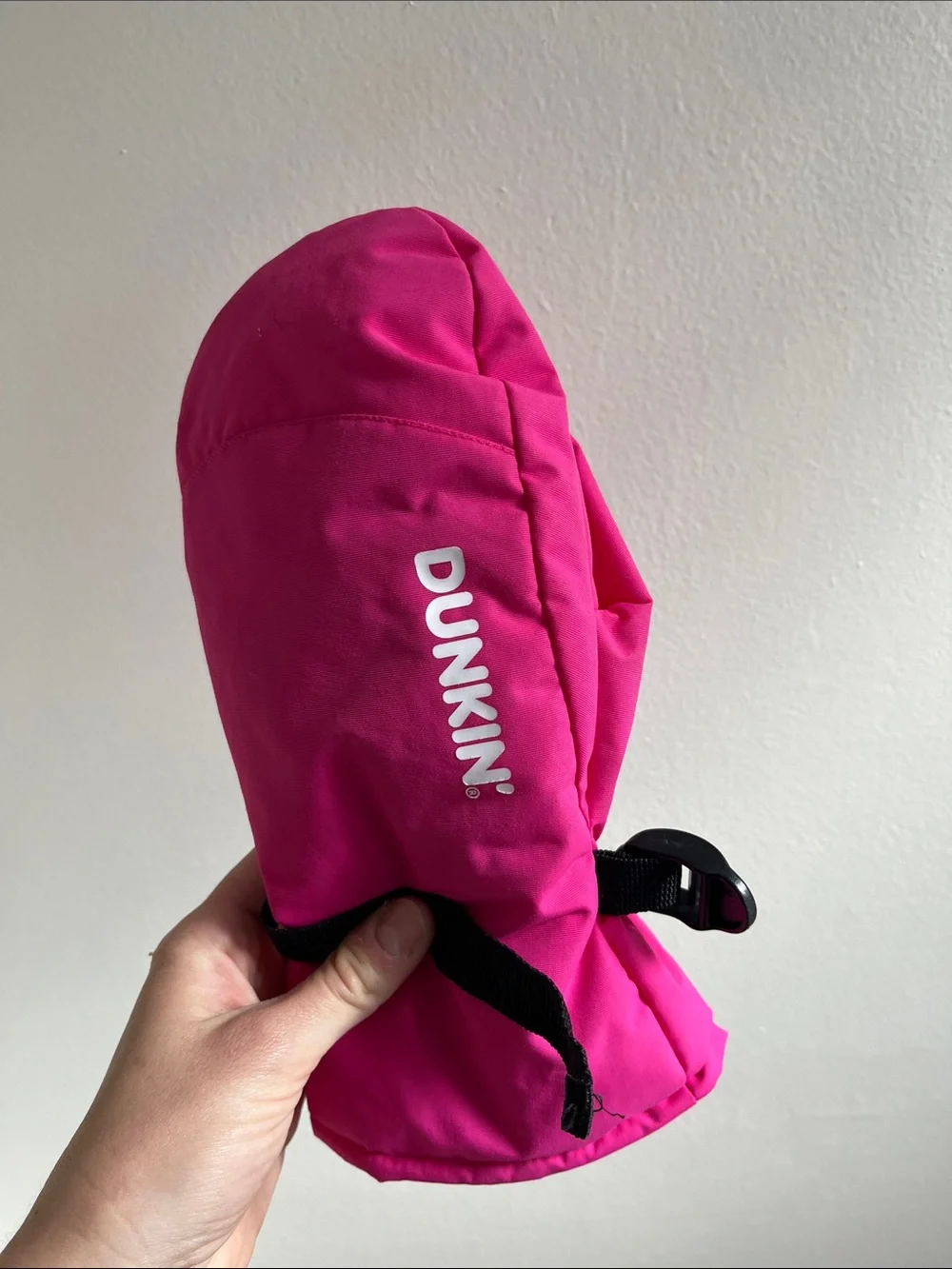 Official Dunkin' Donuts 2026 Pink Iced Coffee Mitten Left Glove - Limited Merch